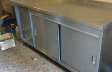 Commercial Stainless Steel Floor Standing Cupboard With Doors