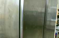 Upright Double Door Stainless Fridge